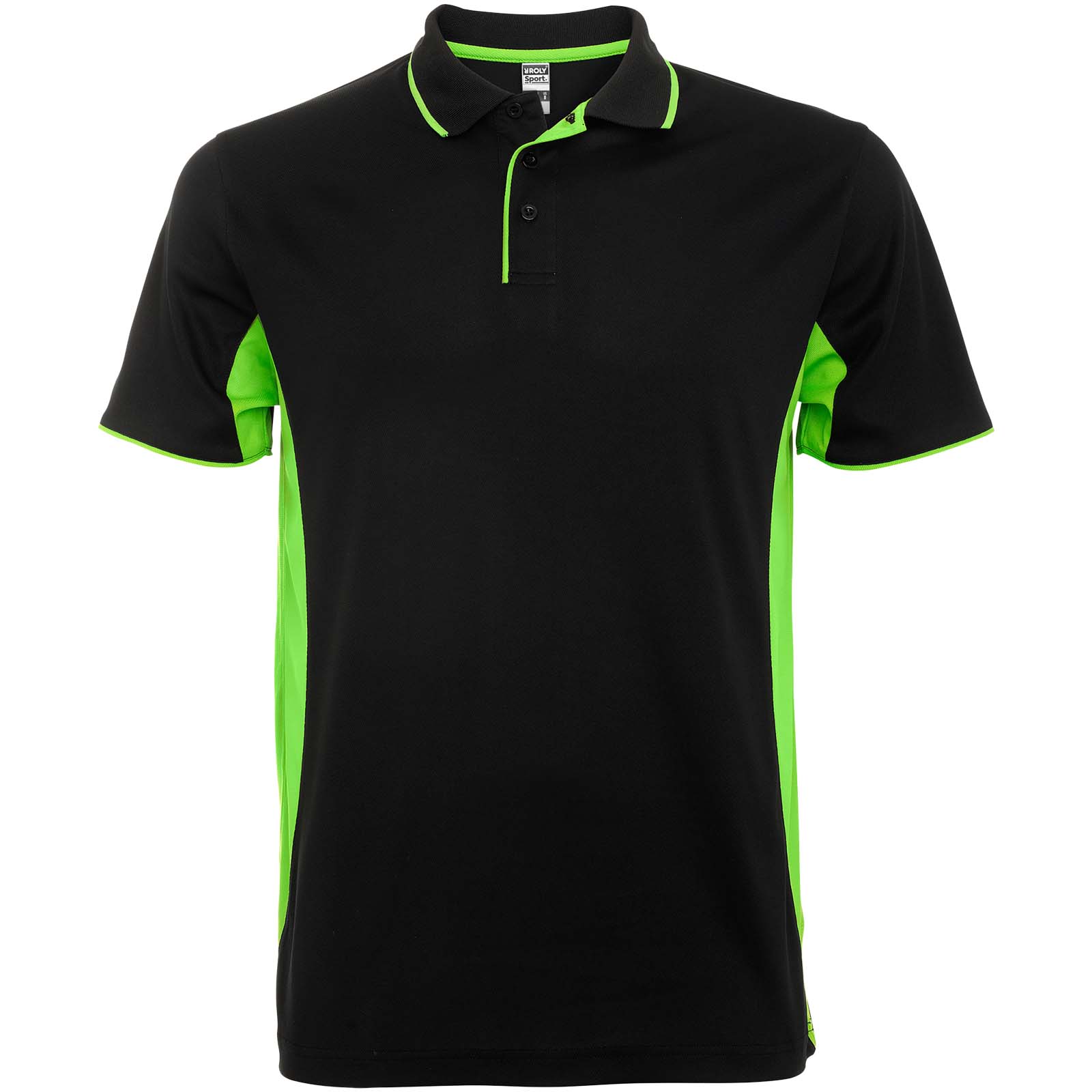 Montmelo 150 g/m² Sport Poloshirt Unisex schwarz, limone