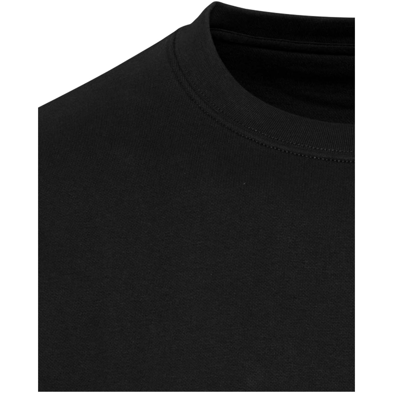 Boris Oversize Sweatshirt mit Rundhalsausschnitt aus recycelter 280 g/m2 Bio Baumwolle (OCS), unisex schwarz