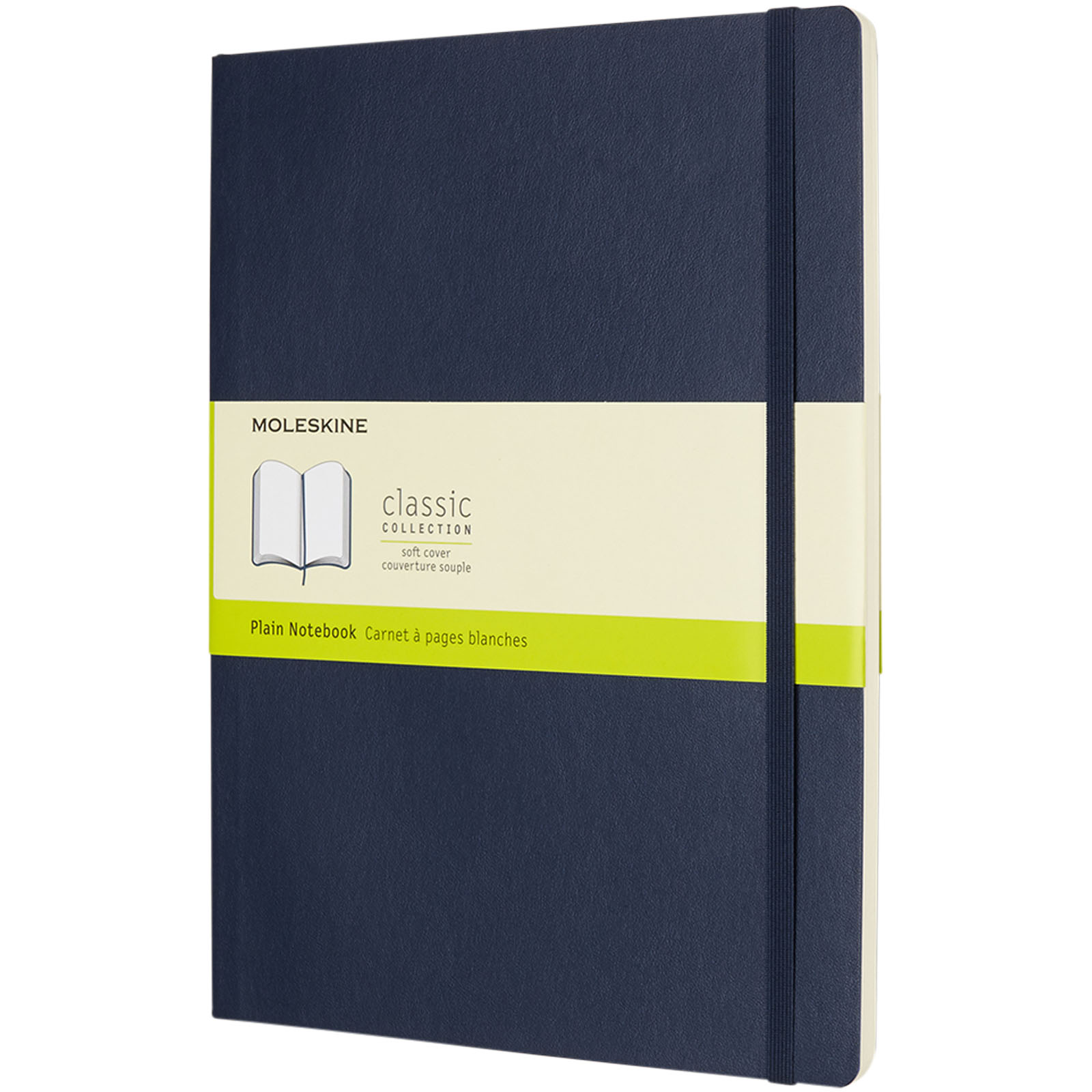Classic Softcover Notizbuch XL – blanko saphir