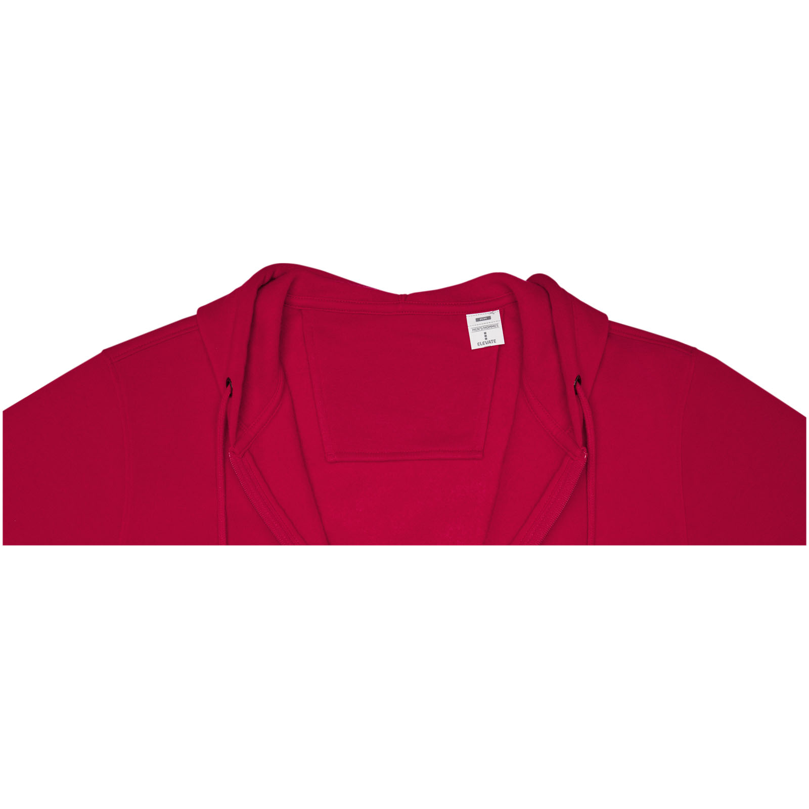 Charon 240 g/m² Herren Kapuzenpullover mit Reißverschluss rot
