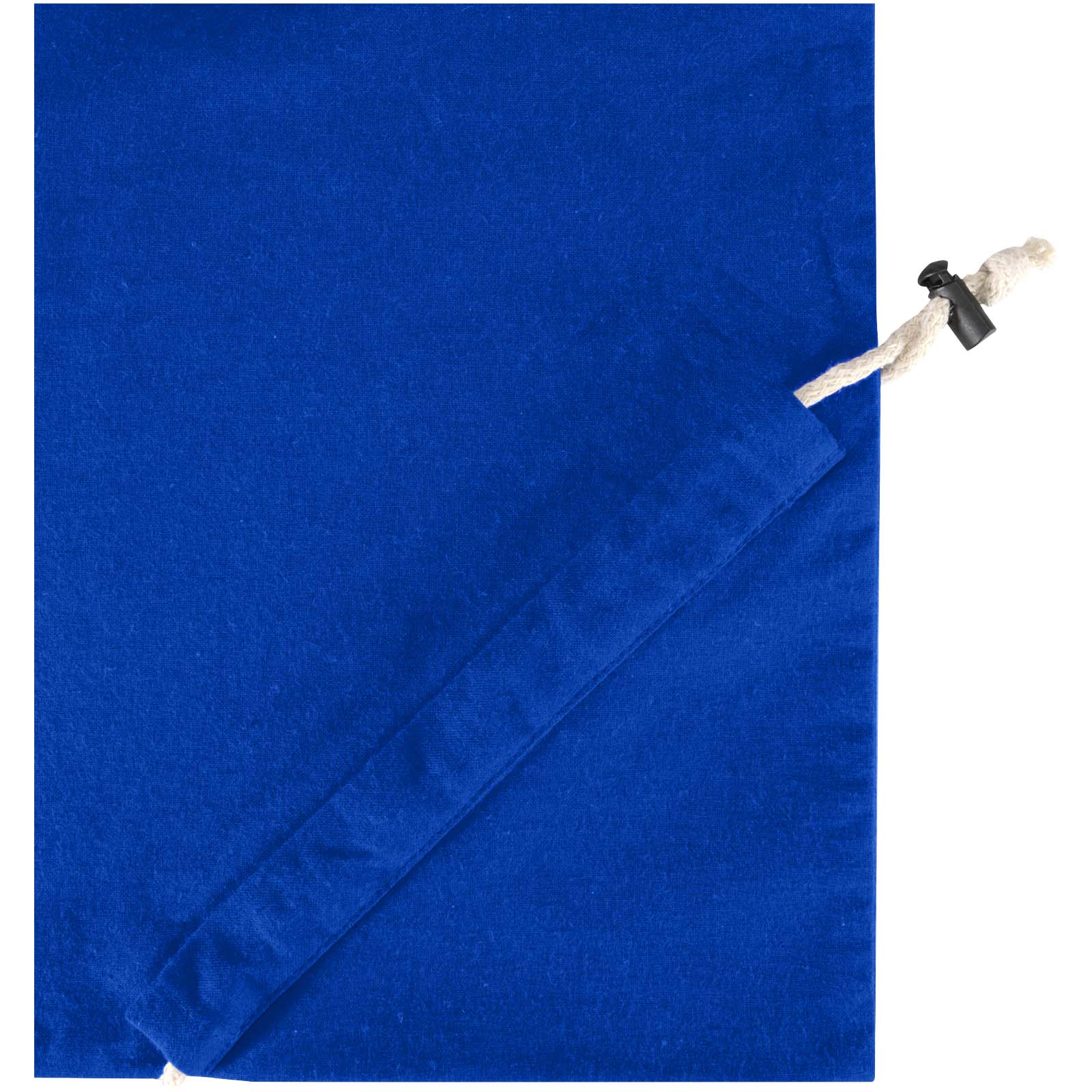 Madras Blend 140 g/m², GRS-zertifizierte, faltbare Baumwoll Tragetasche, 7 l royalblau