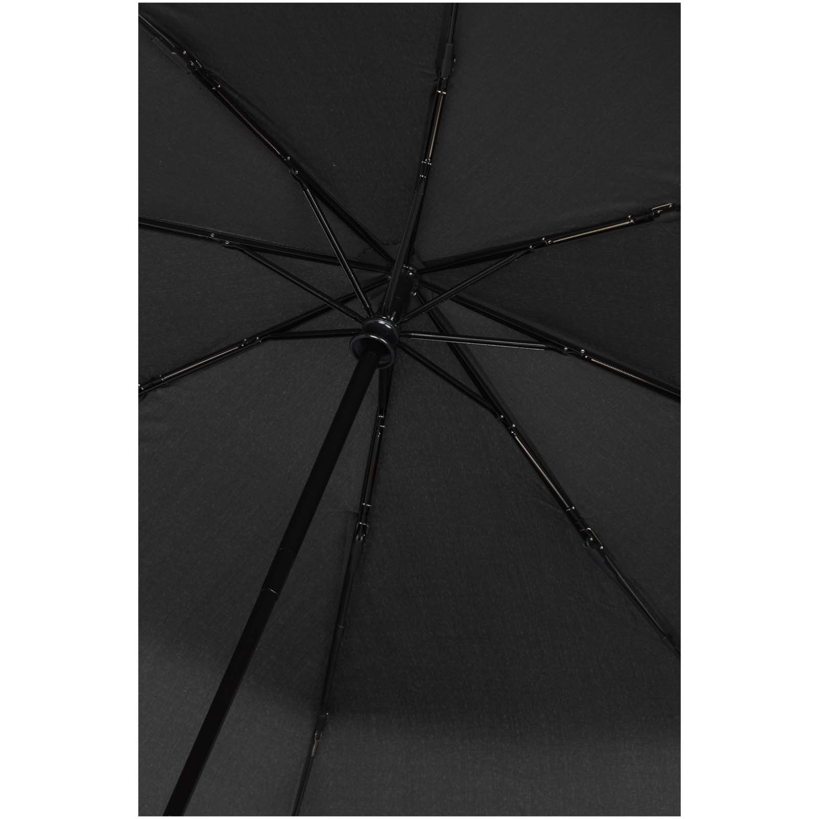 Gale 27" faltbarer RPET-Regenschirm mit automatischer Öffnungs- und Schließfunktion schwarz