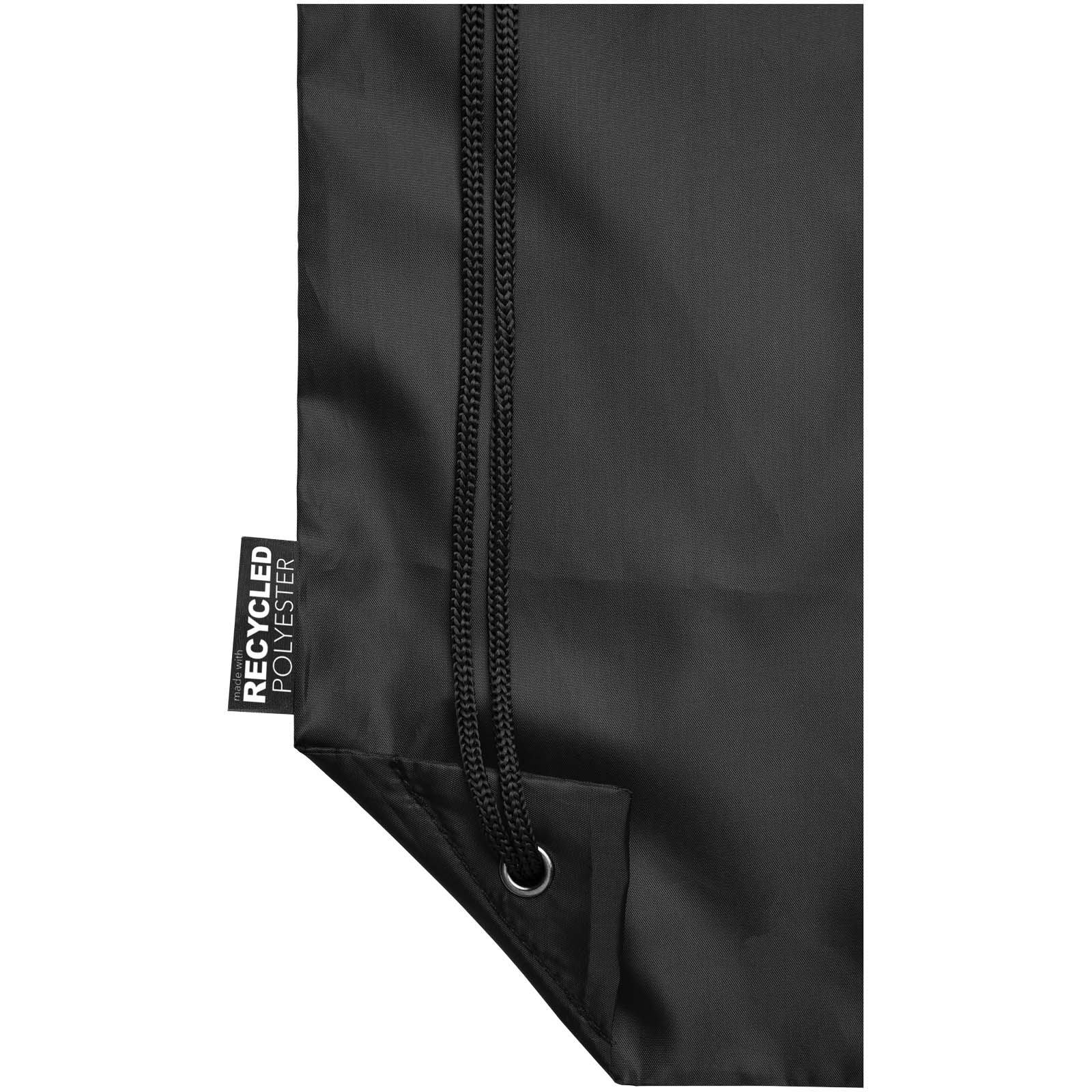 Oriole Turnbeutel aus RPET 5L schwarz