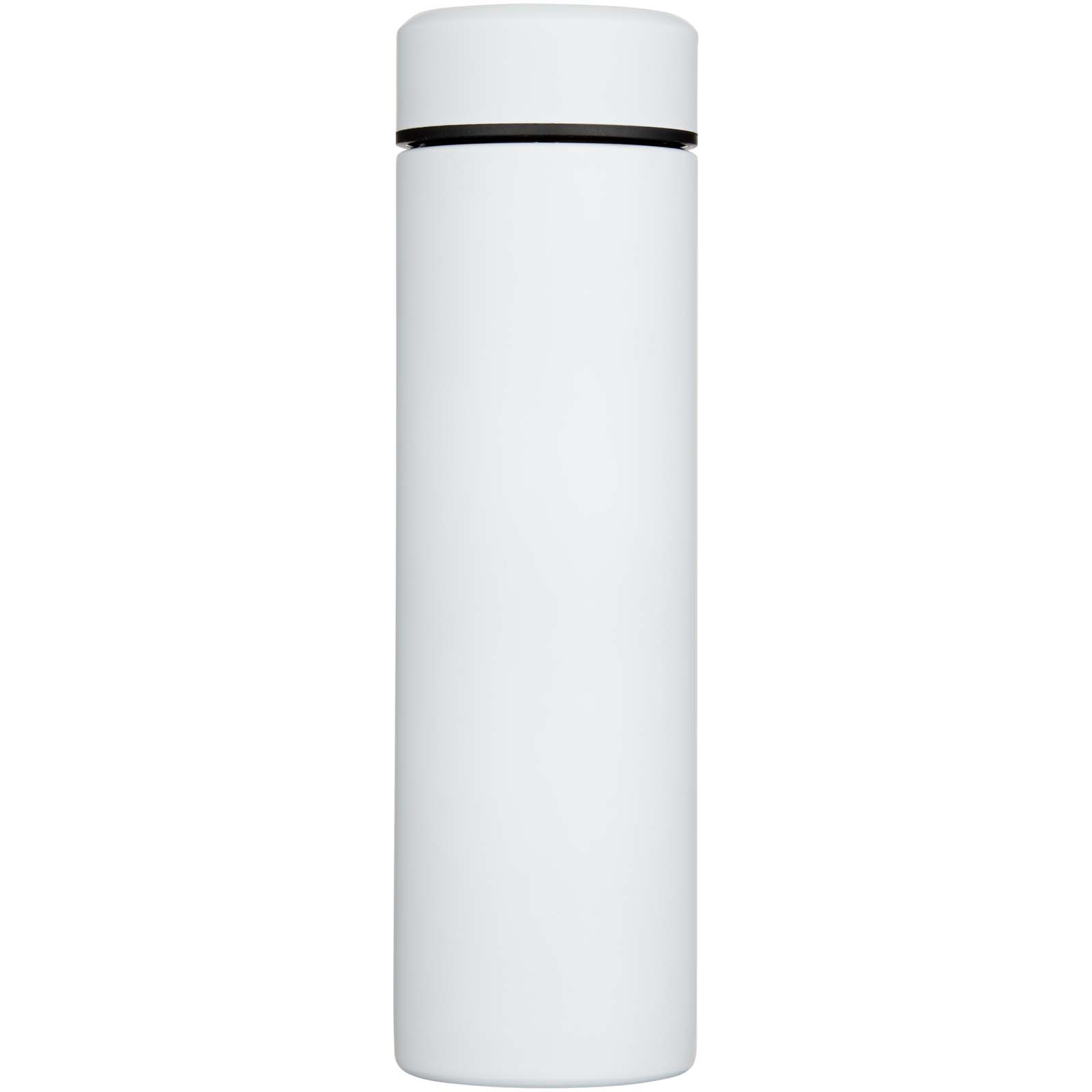 Taylor 450 ml Doppelwand Isolierflasche aus Edelstahl mit Teesieb weiss