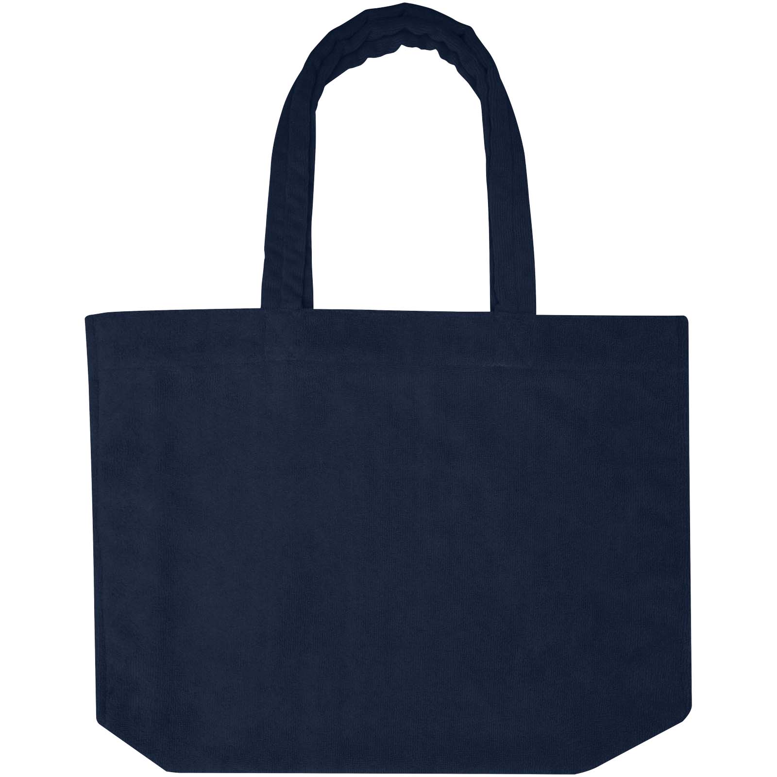 Siam GRS-recycelte Strandtragetasche aus Frottee 13 L navy