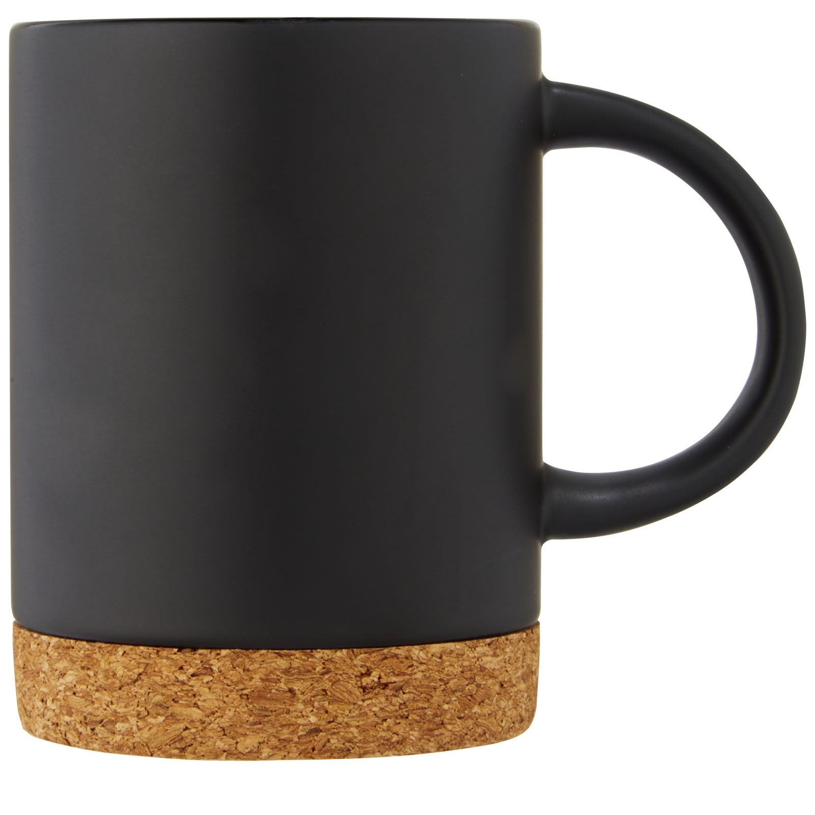 Neiva 425 ml Keramiktasse mit Korkboden schwarz