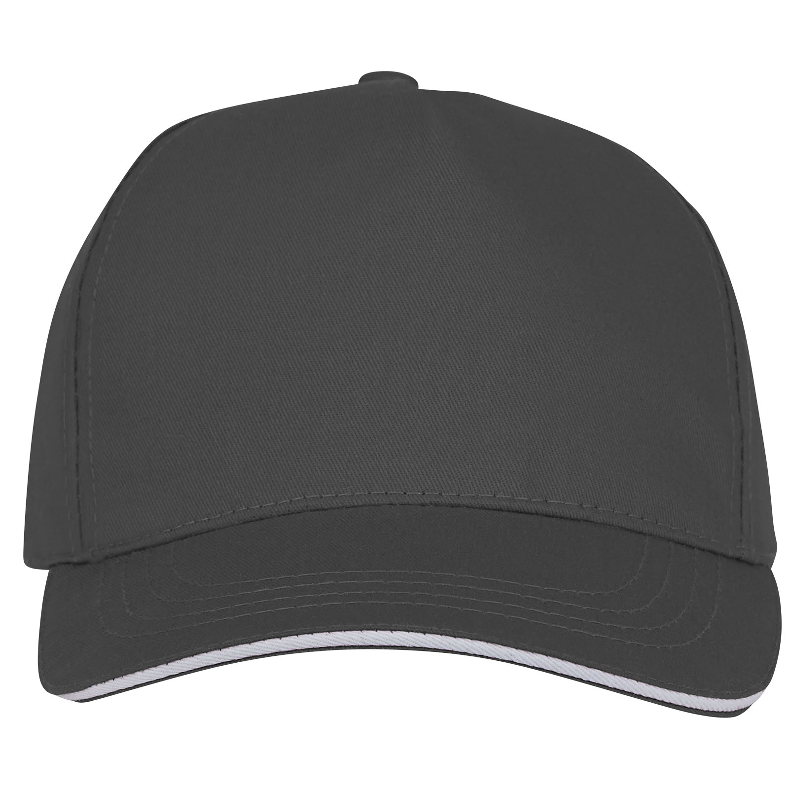 Ceto 175 g/m² Kappe mit 5 Segmenten und Sandwichschirm storm grey