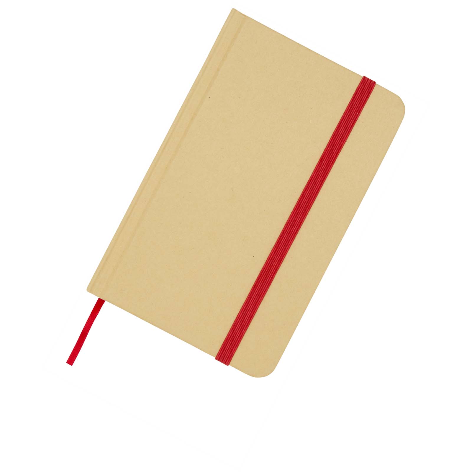 Reed A6 Hardcover Notizbuch, blanko, aus recyceltem Material rot
