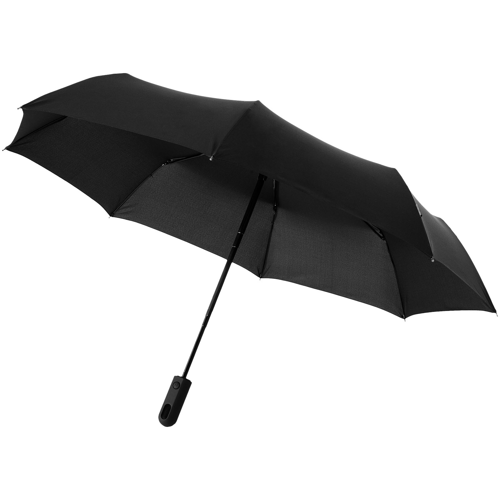 Trav 21,5" Vollautomatik Kompaktregenschirm schwarz