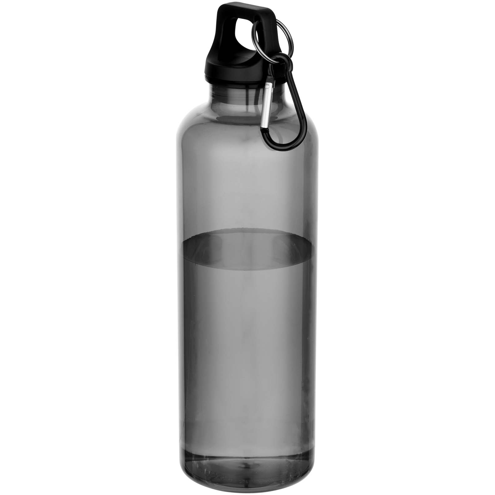 Oregon 750 ml RCS-zertifizierte Trinkflasche aus recyceltem Kunststoff mit Karabinerhaken schwarz