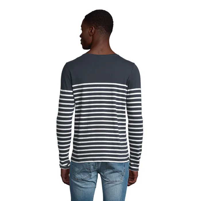 Herren-Langarm-T-Shirt Matelot
