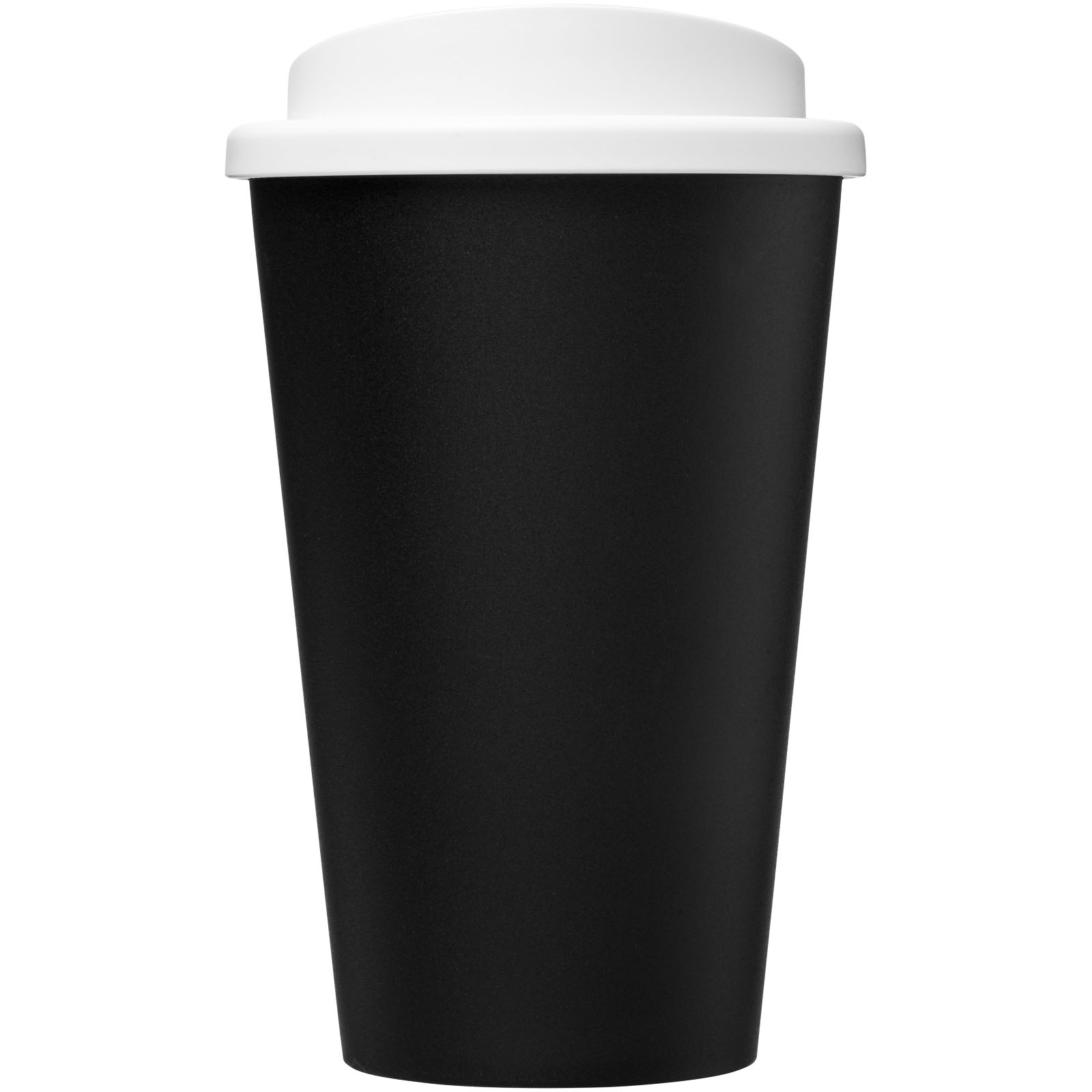 Americano® Eco 350 ml recycelter Becher schwarz, weiss