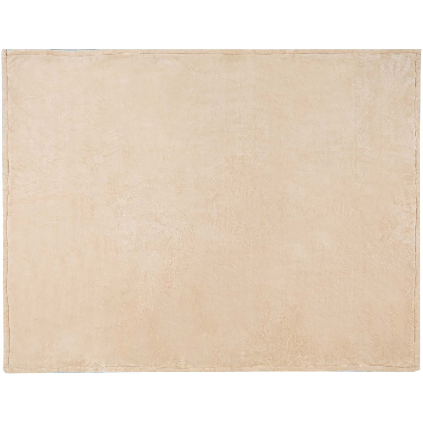 Ashen GRS-recycelte Sherpa Decke oatmeal