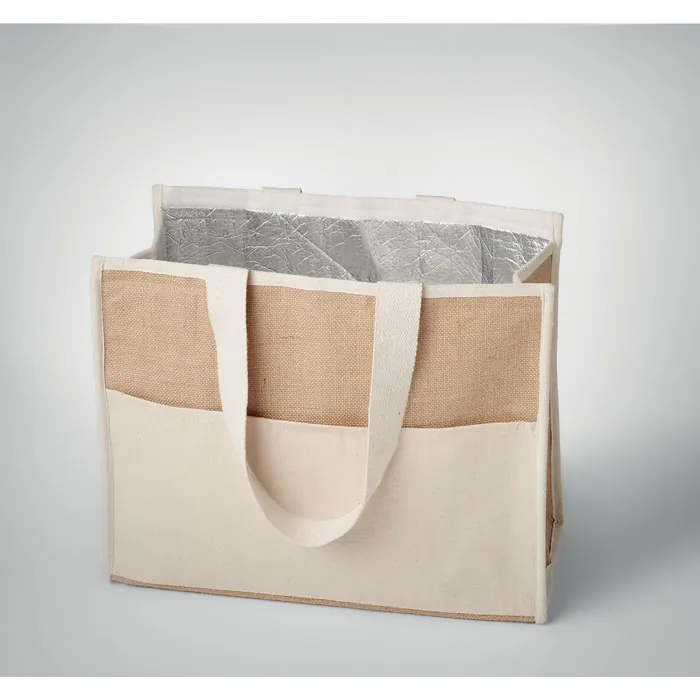 Jute-Canvas Shopping Tasche