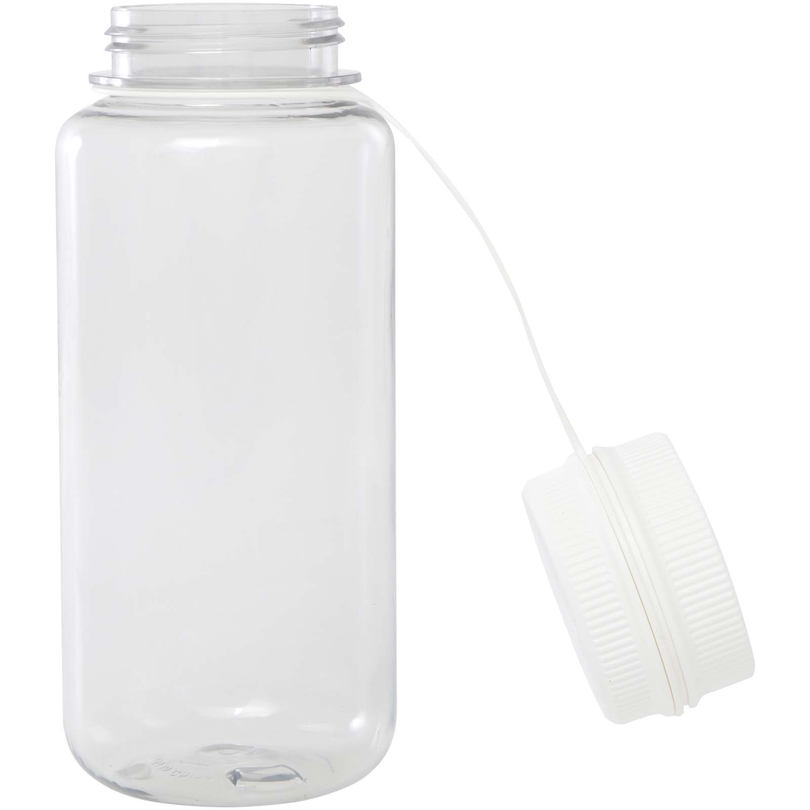 Ryder 900 ml RCS-zertifizierte RPET-Sportflasche mit Multifunktionsdeckel weiss