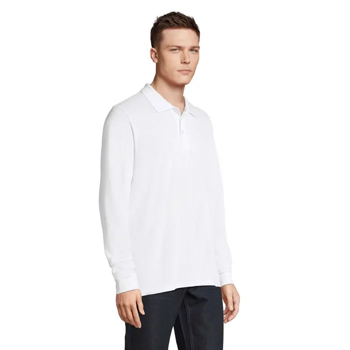Unisex-Langarm-Poloshirt 200 Prime
