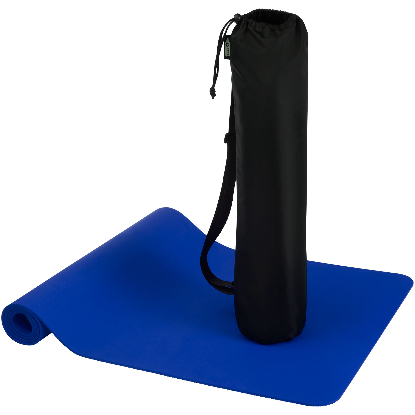 Virabha Yogamatte aus recyceltem TPE blau