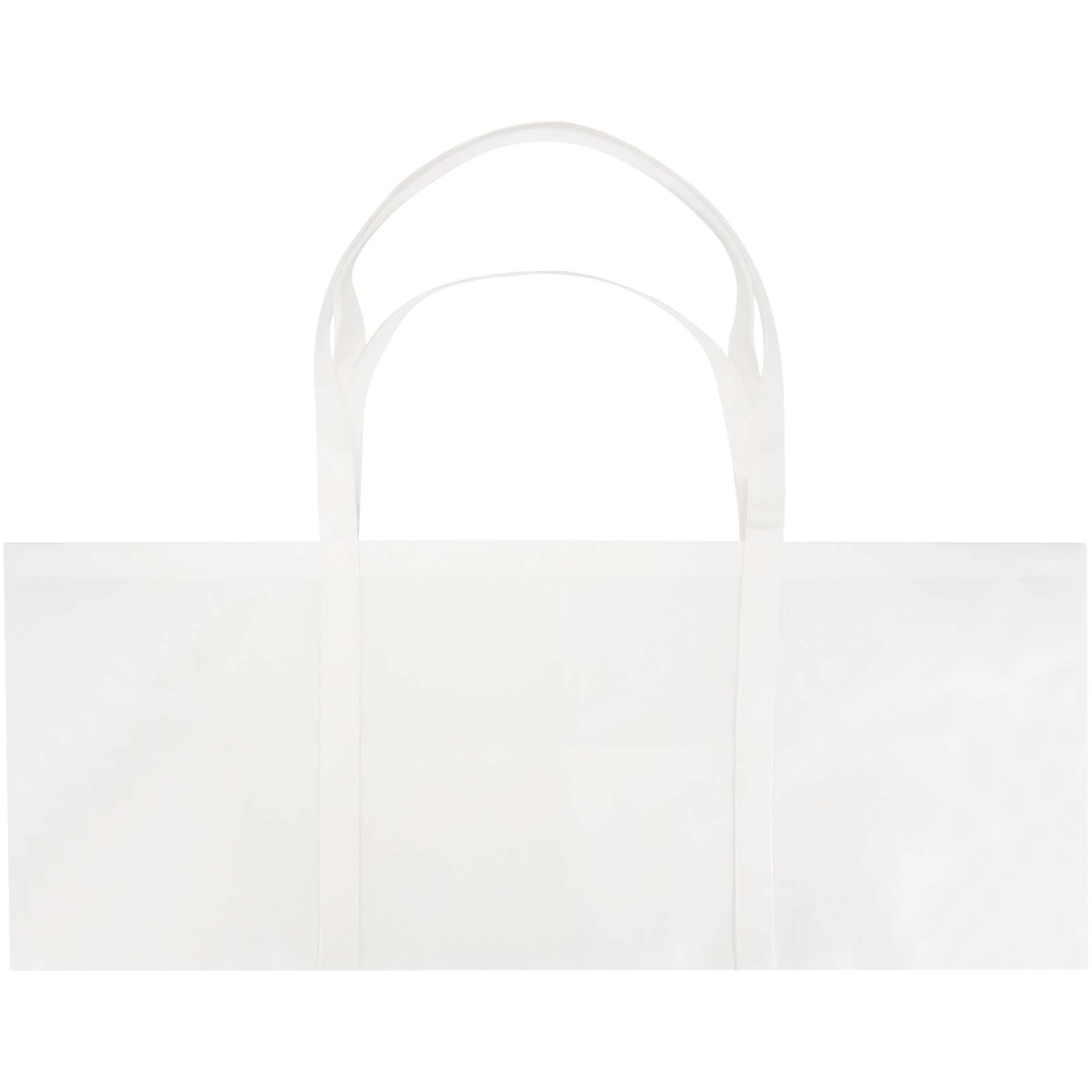 Jumbo Extra große Tragetasche aus recyceltem GRS Non Woven 65 L weiss