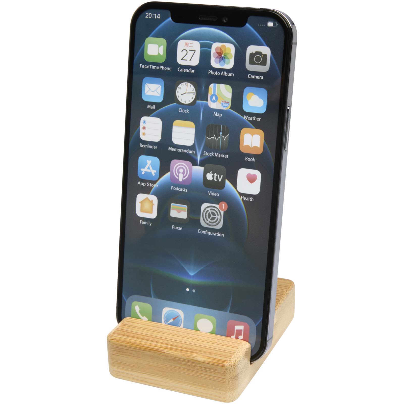 Ebla Smartphonehalterung aus Bambus holz