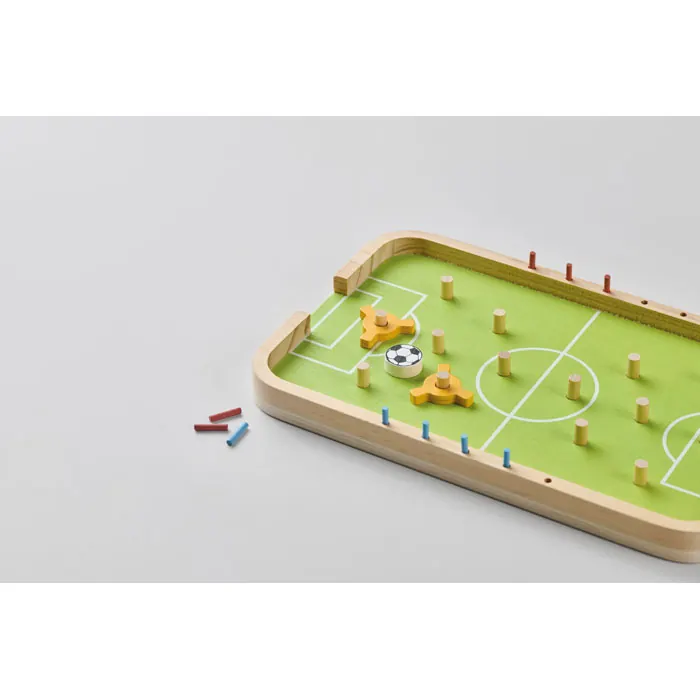 Fußballspiel aus Holz