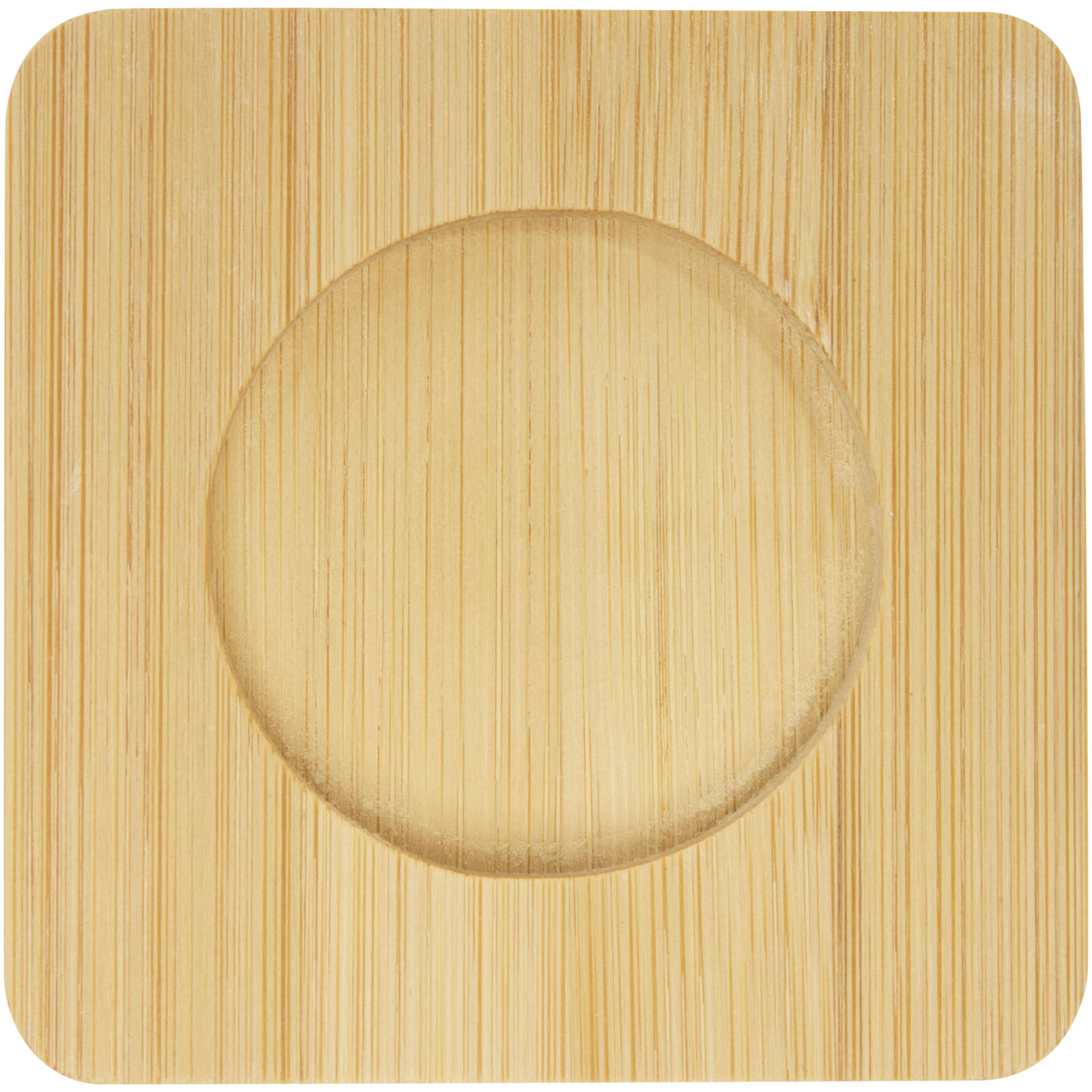 Manti 2-teiliger 100 ml doppelwandiger Glasbecher mit Bambusuntersetzer transparent, natural
