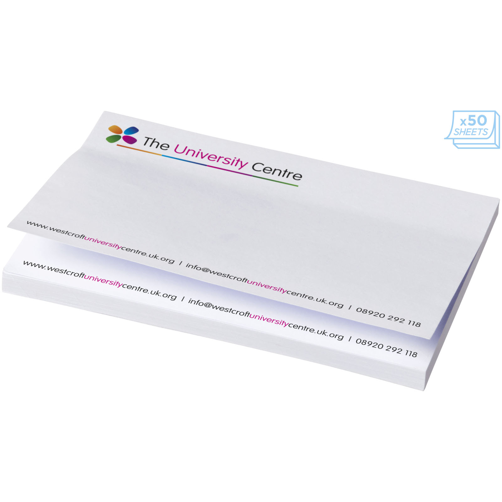 Sticky-Mate® Haftnotizen 150 x 100 mm weiss