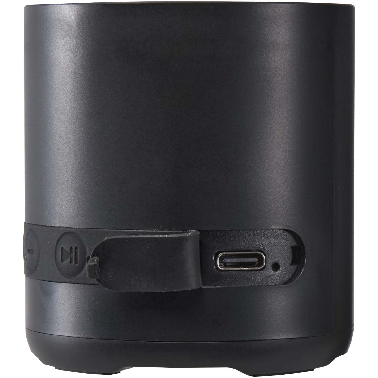 Hunor 3 W kabelloser Lautsprecher aus recyceltem Kunststoff schwarz