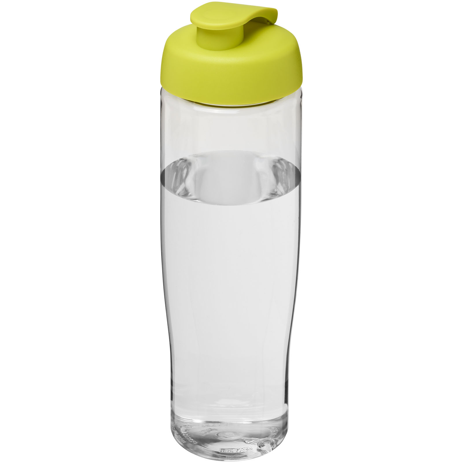 H2O Active® Tempo 700 ml Sportflasche mit Klappdeckel transparent, limone
