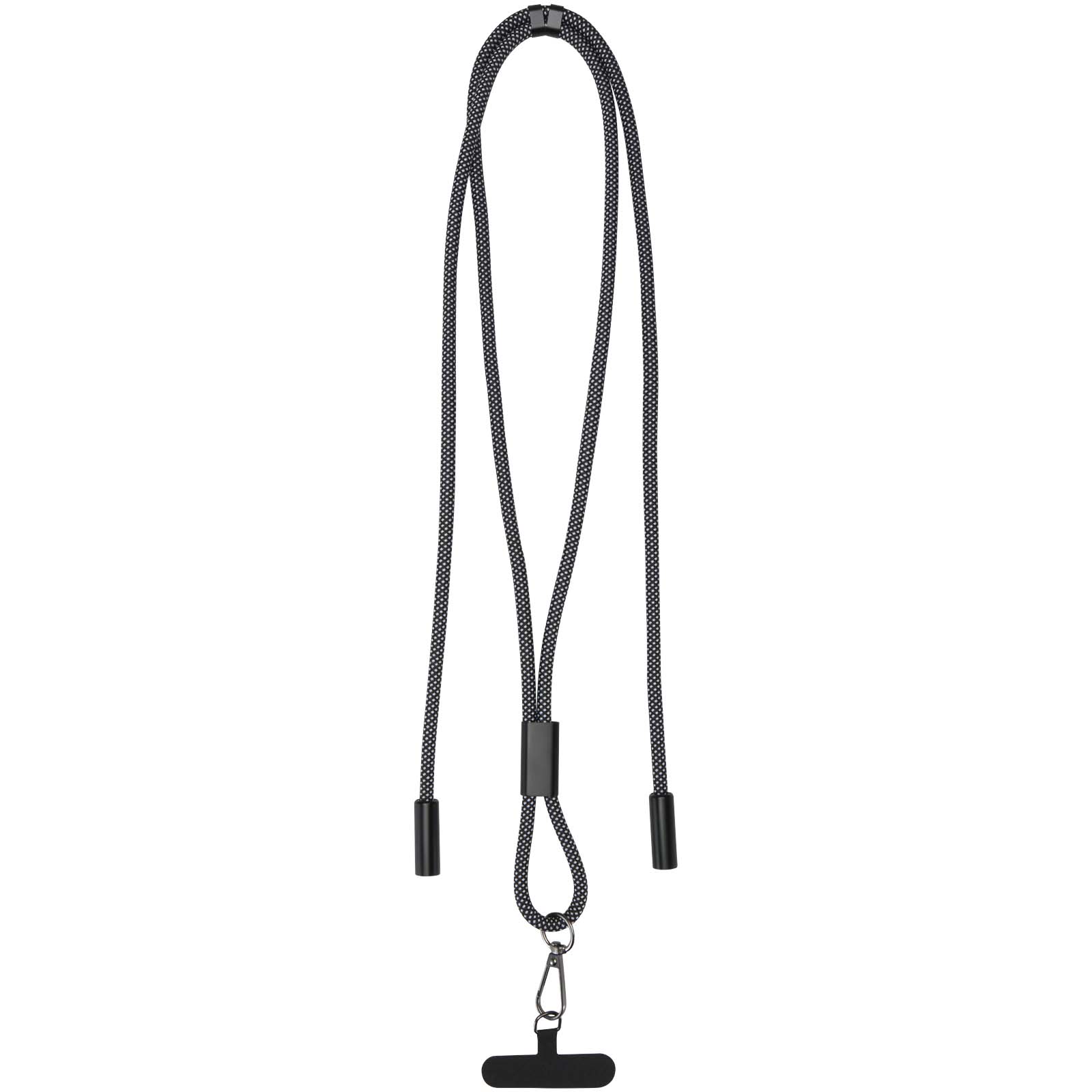 SMART 65W RPET Ladekabel mit Lanyard schwarz
