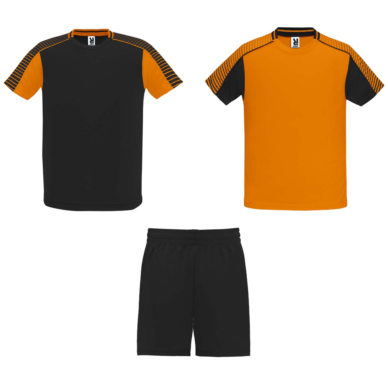 Juve 140 g/m² Sport-Set für Kinder orange, schwarz