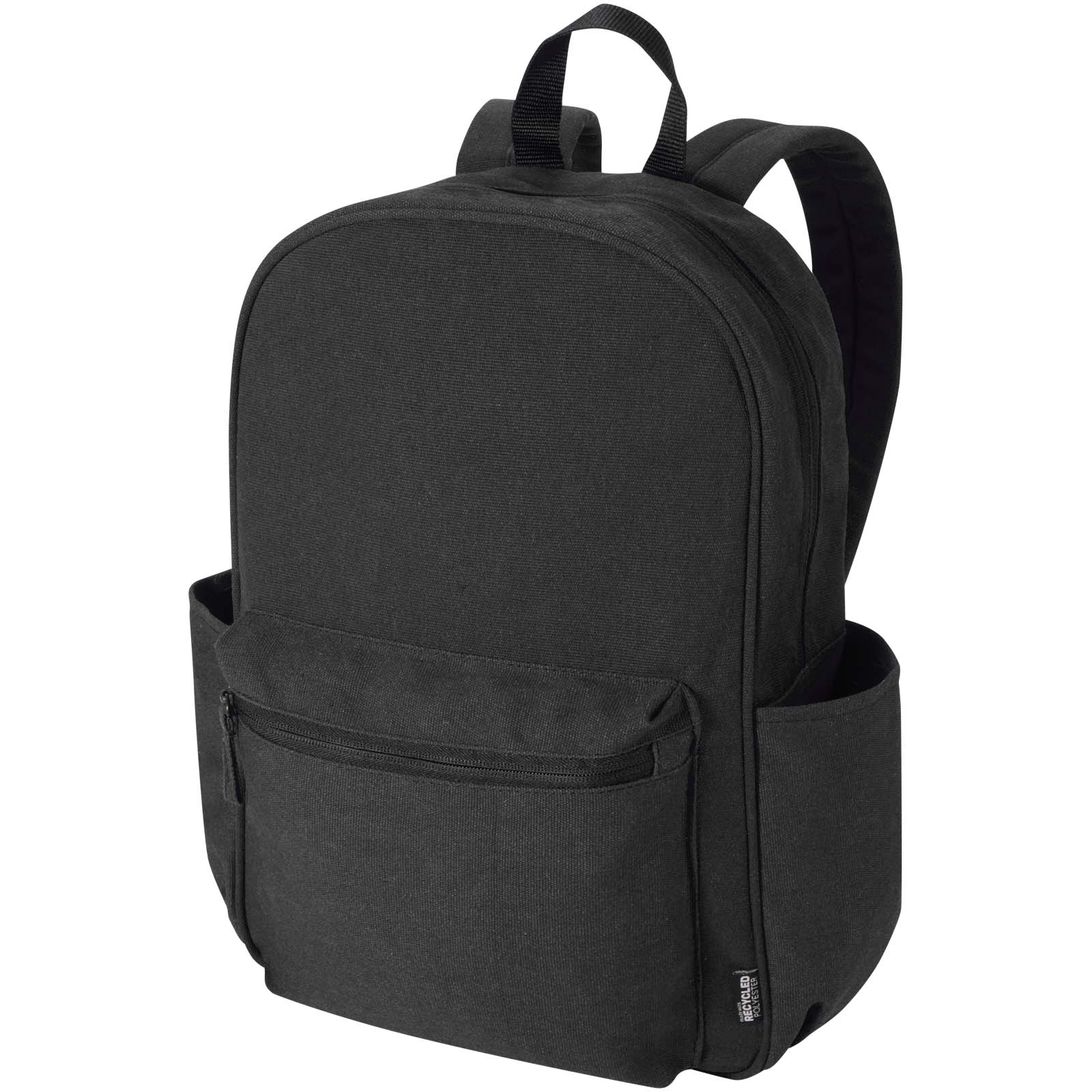 Recanvas 15,6” GRS recycelter City-Rucksack 16L schwarz