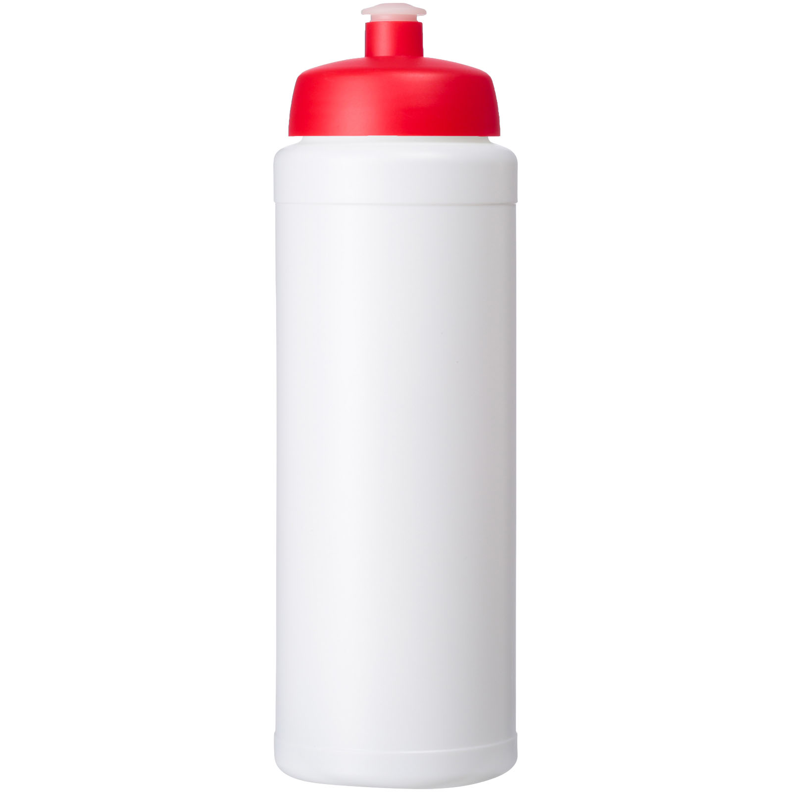 Baseline® Plus grip 750 ml Sportflasche mit Sportdeckel weiss, rot