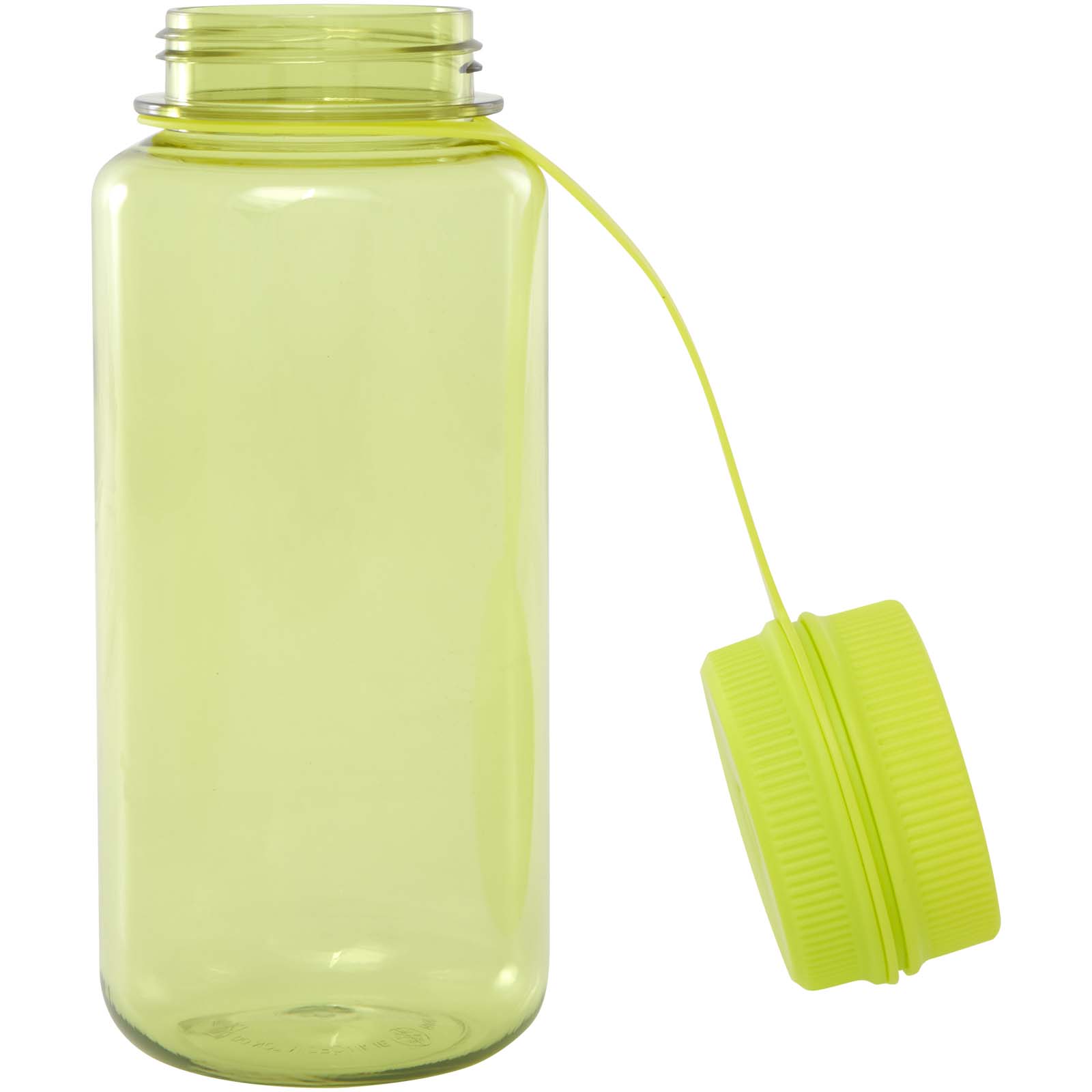 Ryder 900 ml RCS-zertifizierte RPET-Sportflasche mit Multifunktionsdeckel limone
