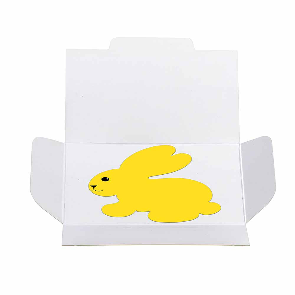 Samenpapier in Klappkärtchen - Ostern