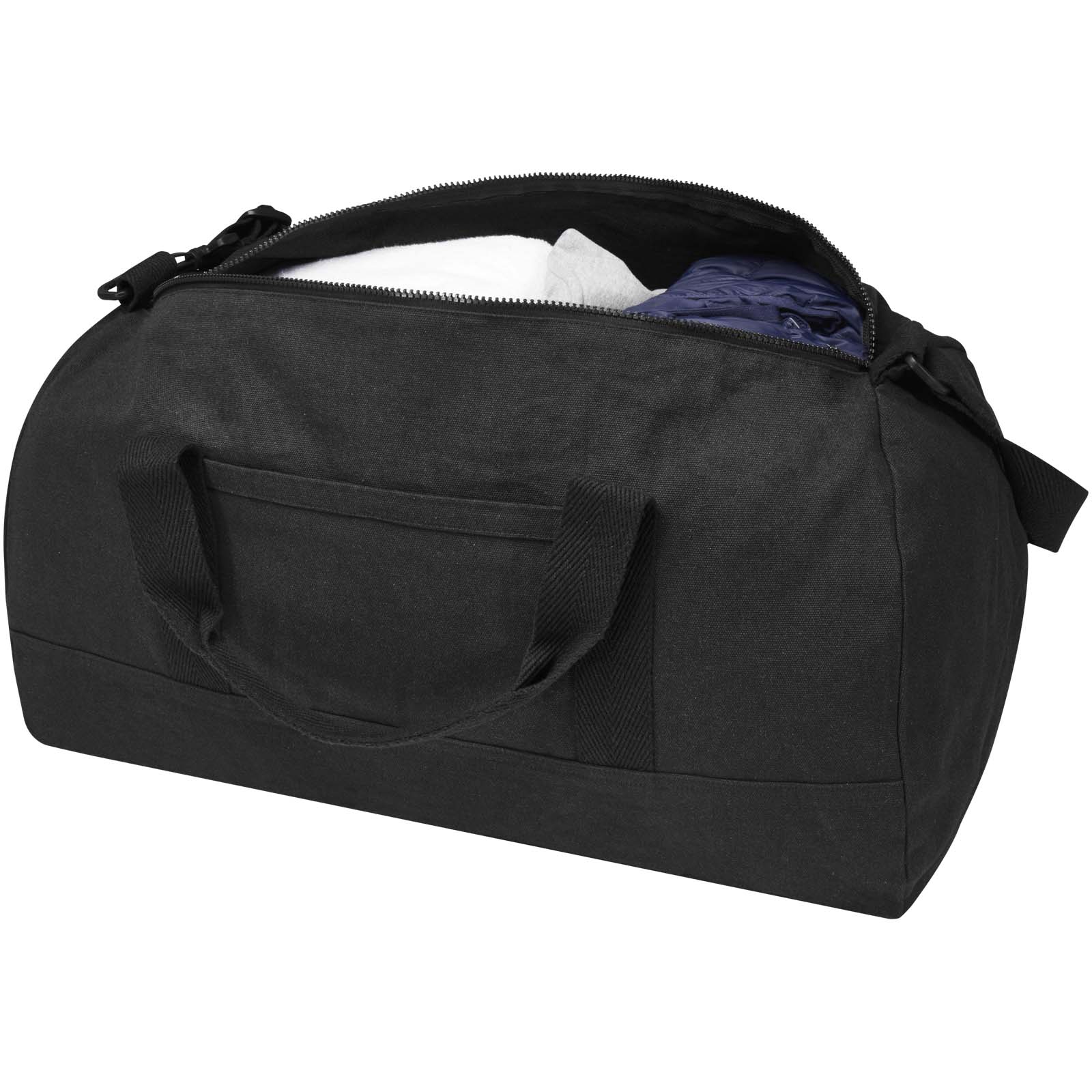 Trace 500 g/m² Aware™ recycelte Reisetasche 50 L schwarz