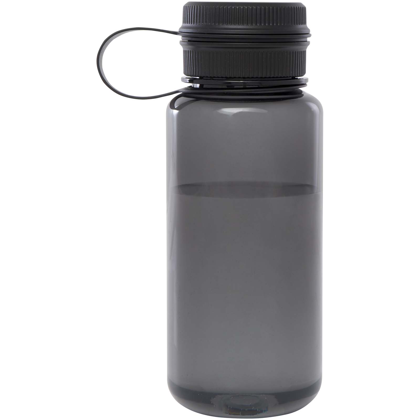 Ryder 900 ml RCS-zertifizierte RPET-Sportflasche mit Multifunktionsdeckel schwarz