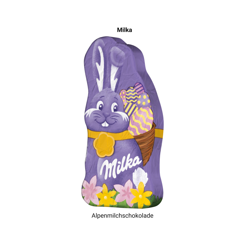 Werbekarte Visitenkartenformat, Riegelein Schokoladen Mini-Osterhase