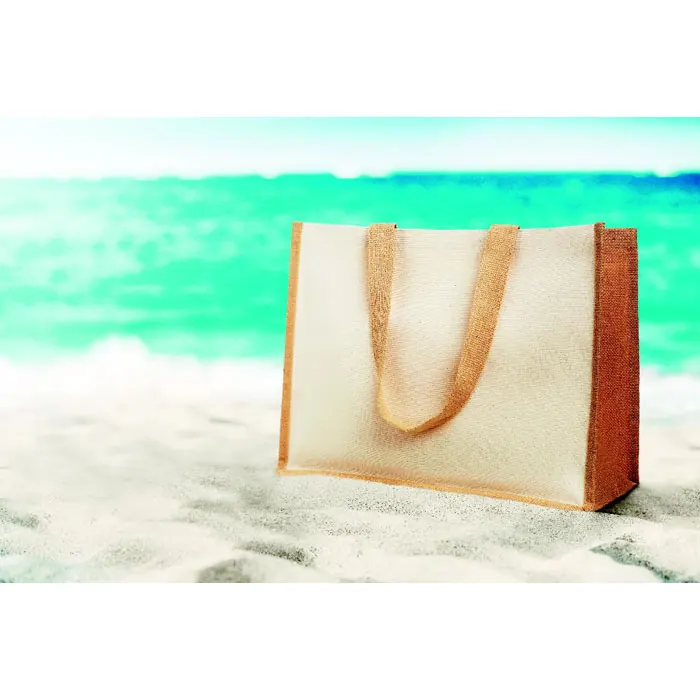 Jute/Canvas Shopper 