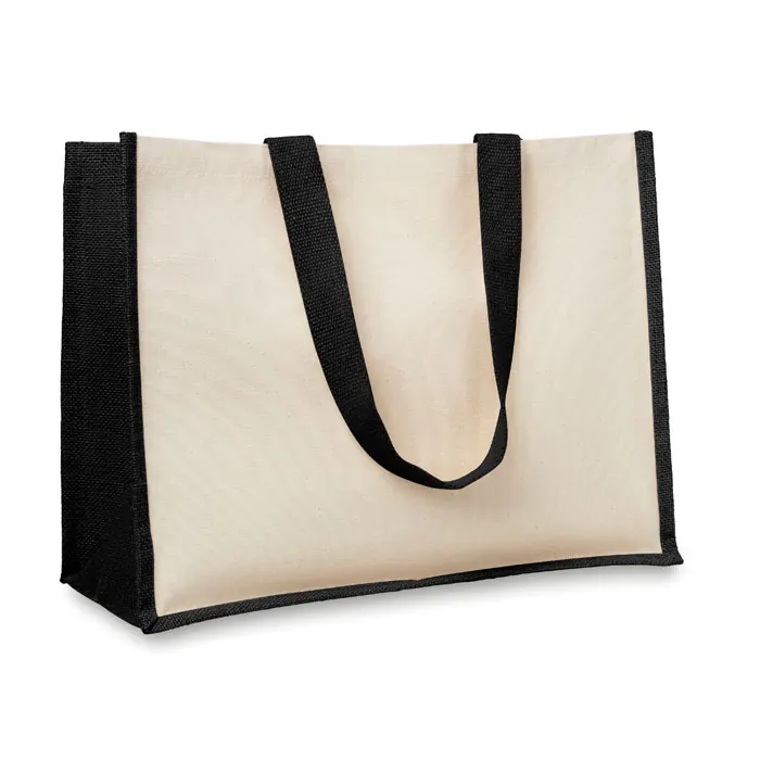 Jute/Canvas Shopper 