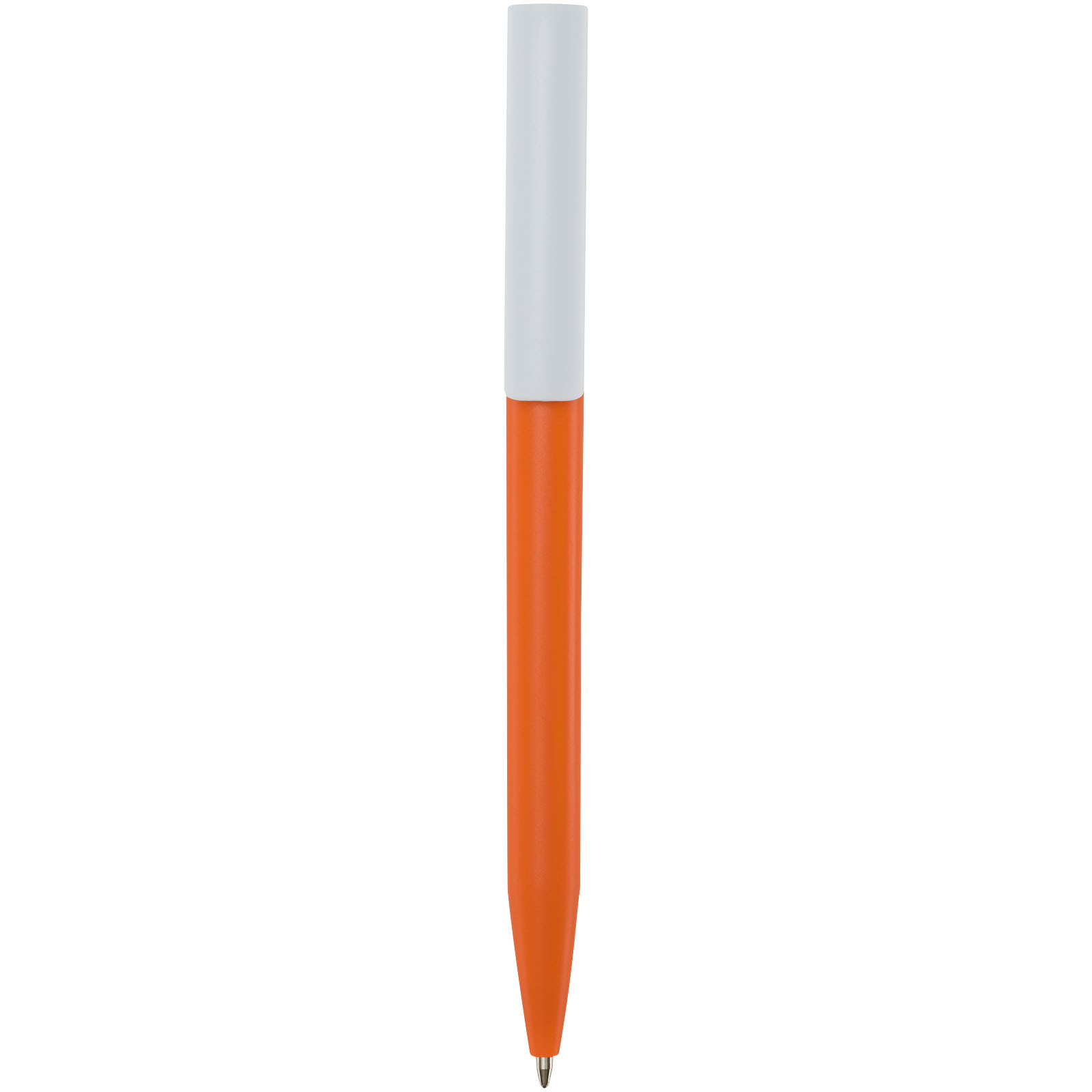 Unix Kugelschreiber aus recyceltem Kunststoff (blaue Mine) orange