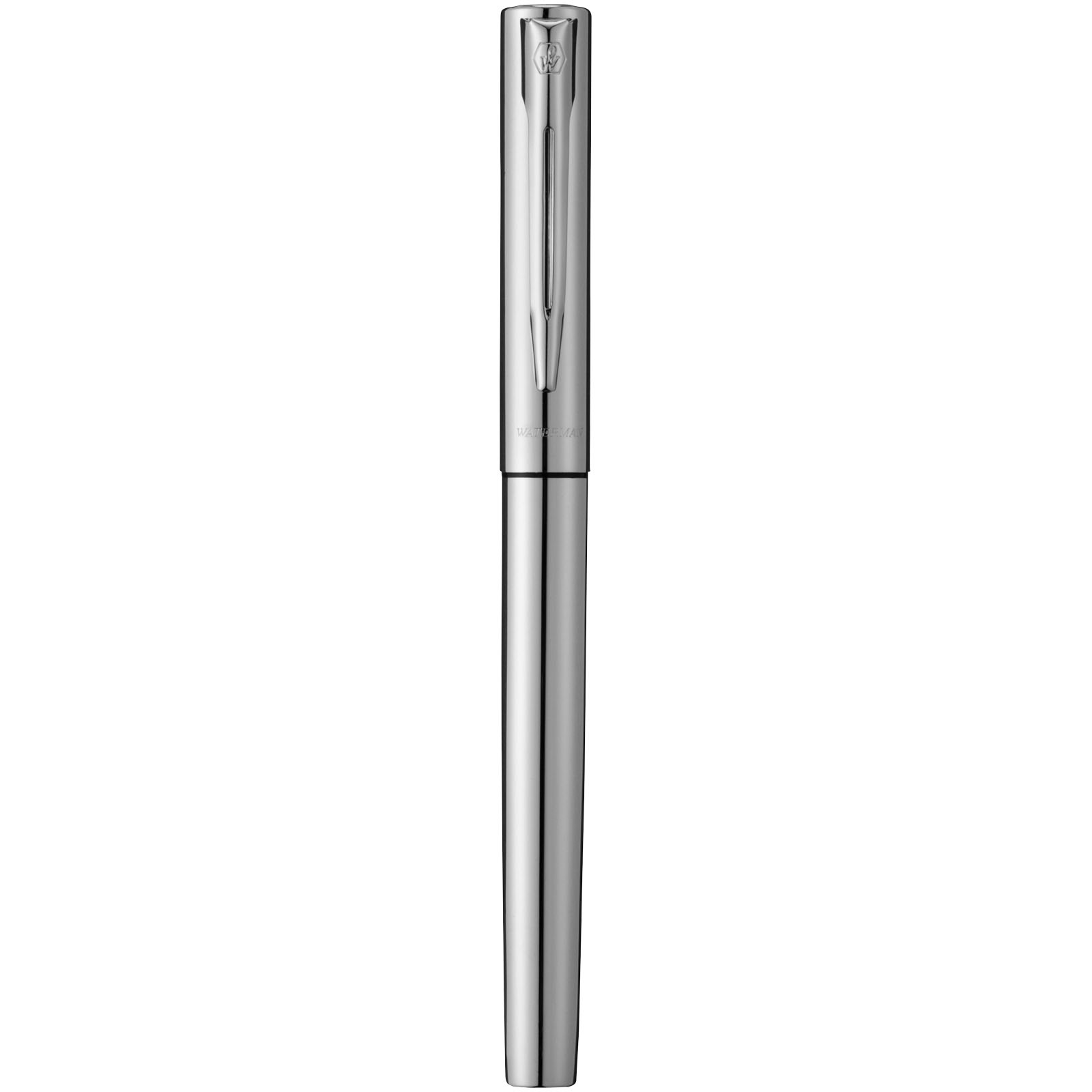 Waterman Graduate Tintenroller (schwarze Mine) chrom