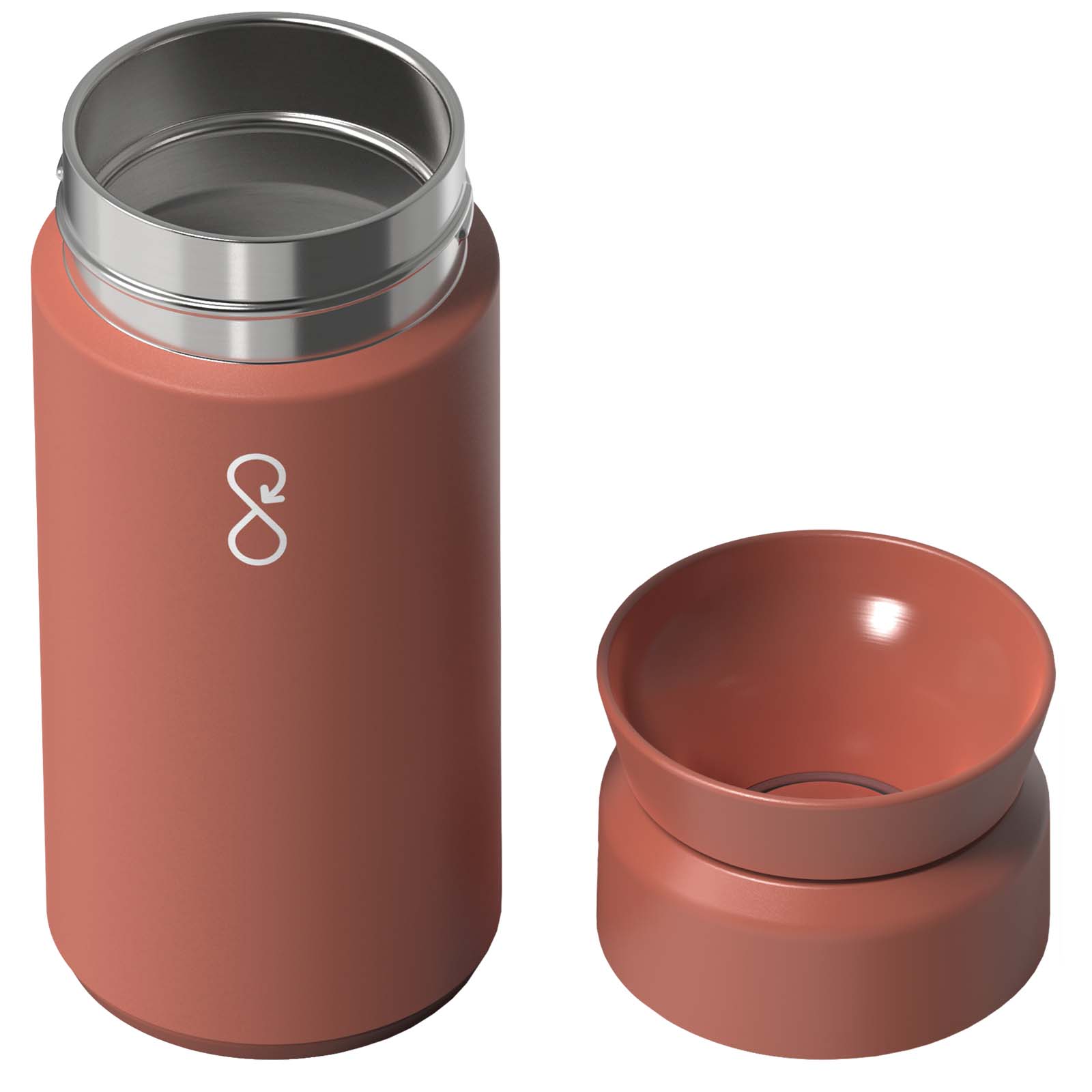 Ocean Bottle 350 ml Brew Flask ziegelstein