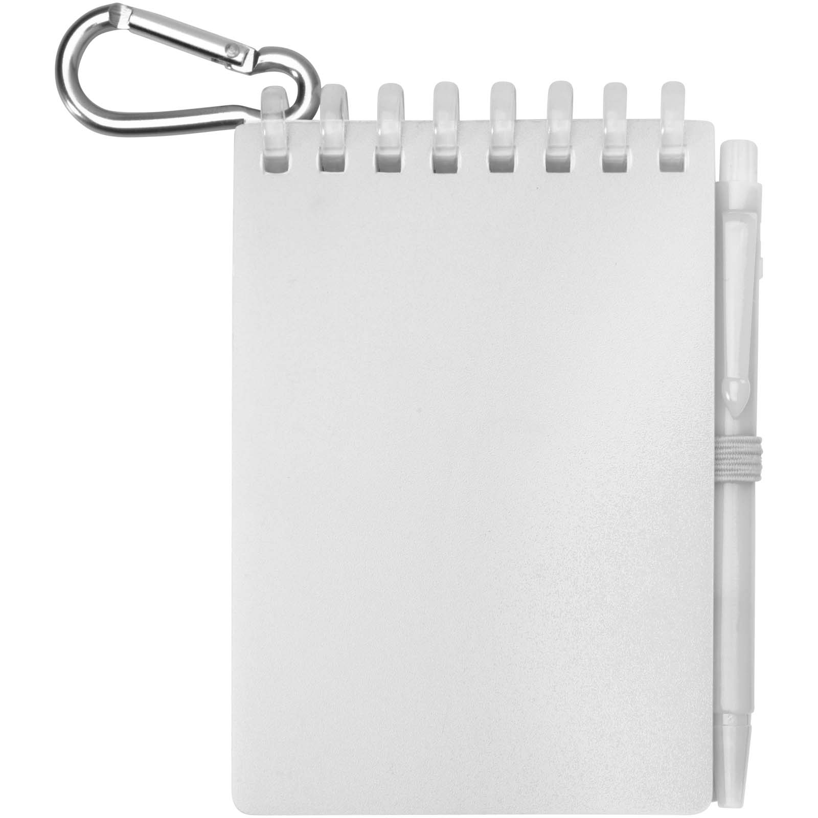 Lig Mini Recyceltes Outdoor-Softcover Notizbuch und Kugelschreiber Set (schwarze Mine) transparent