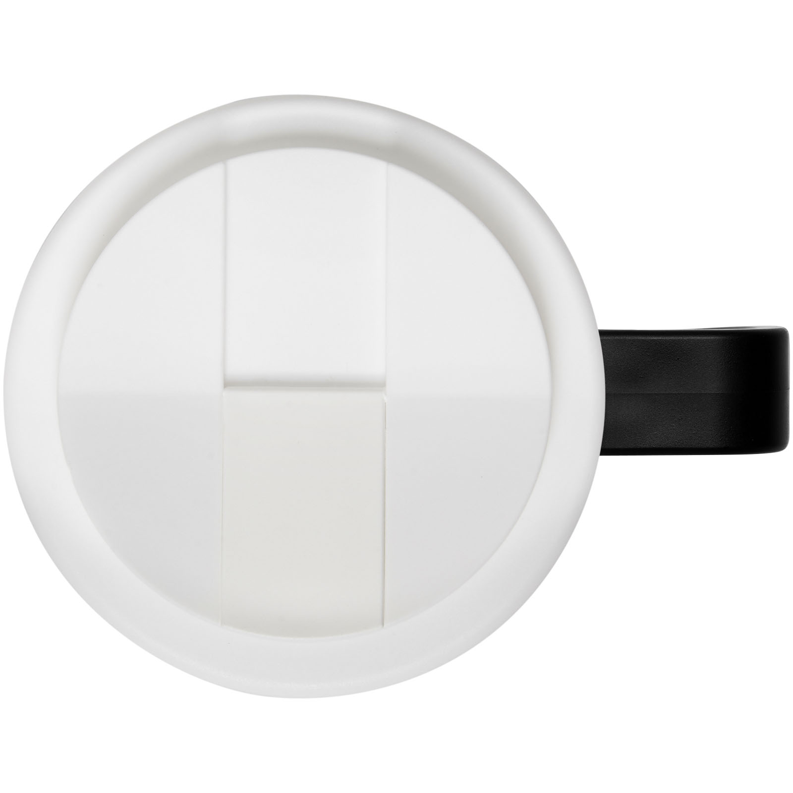 Brite-Ameriano® Grande 350 ml Isolierbecher mit auslaufsicherem Schraubverschluss schwarz, weiss