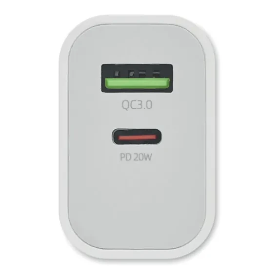 18W 2-Port USB-Ladegerät EU-Ste