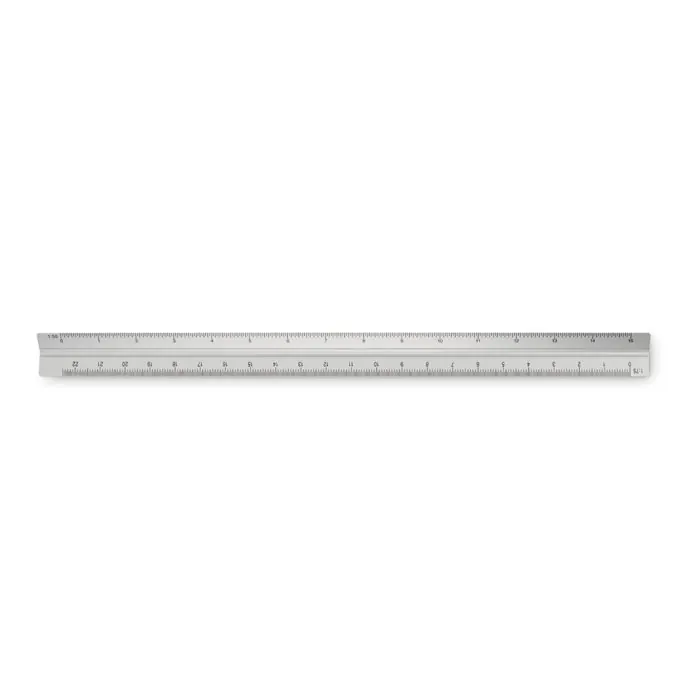 Dreikantlineal Aluminium 30cm