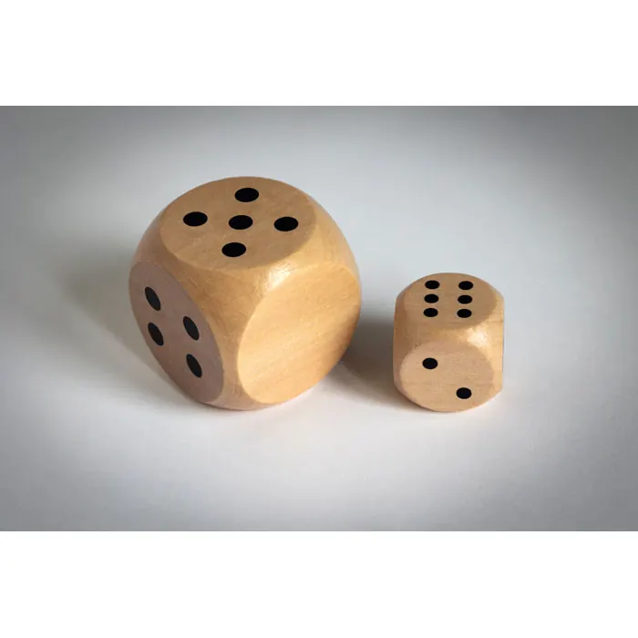 Spielwürfel Schima-Holz Ø 3cm