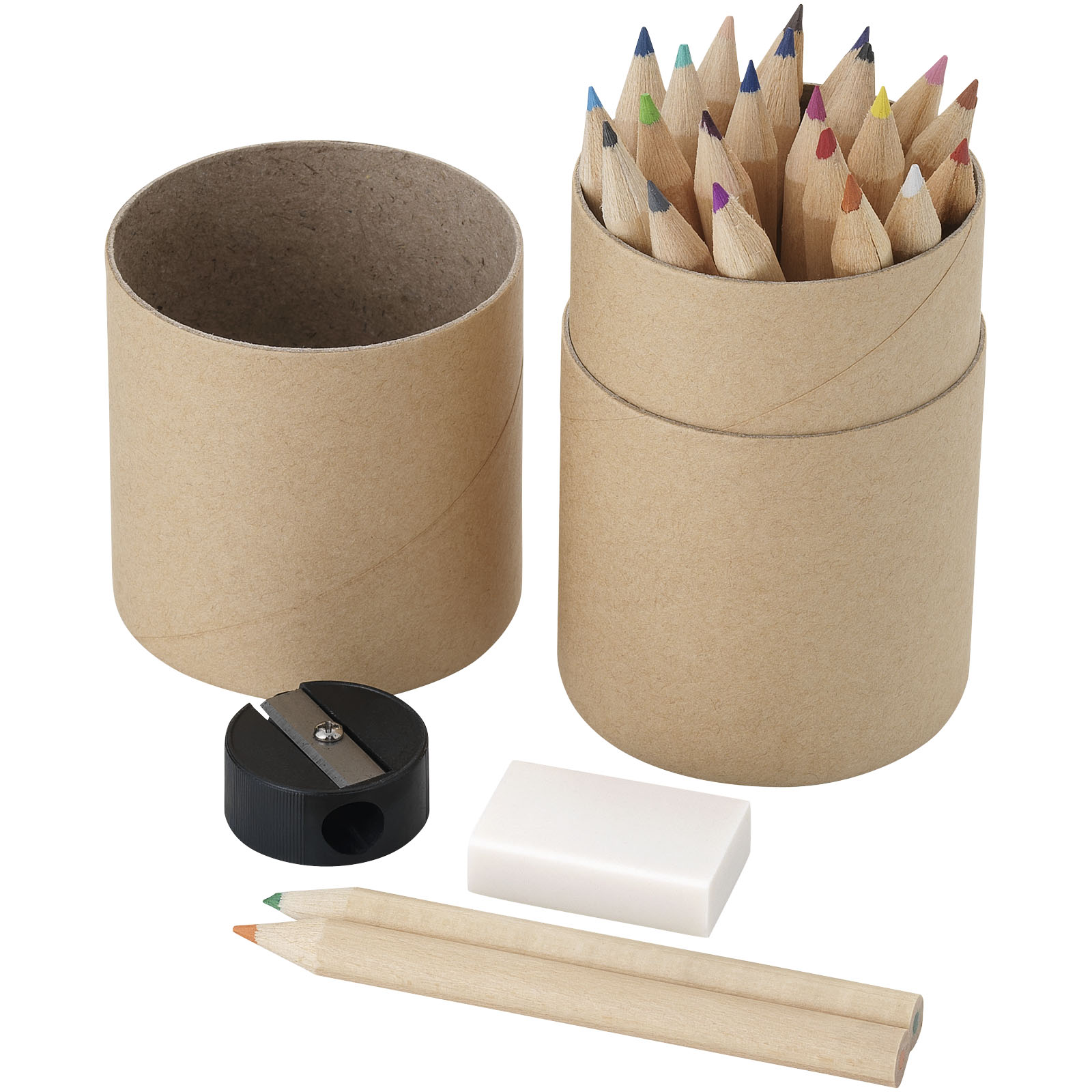 26 teiliges Buntstifteset natur