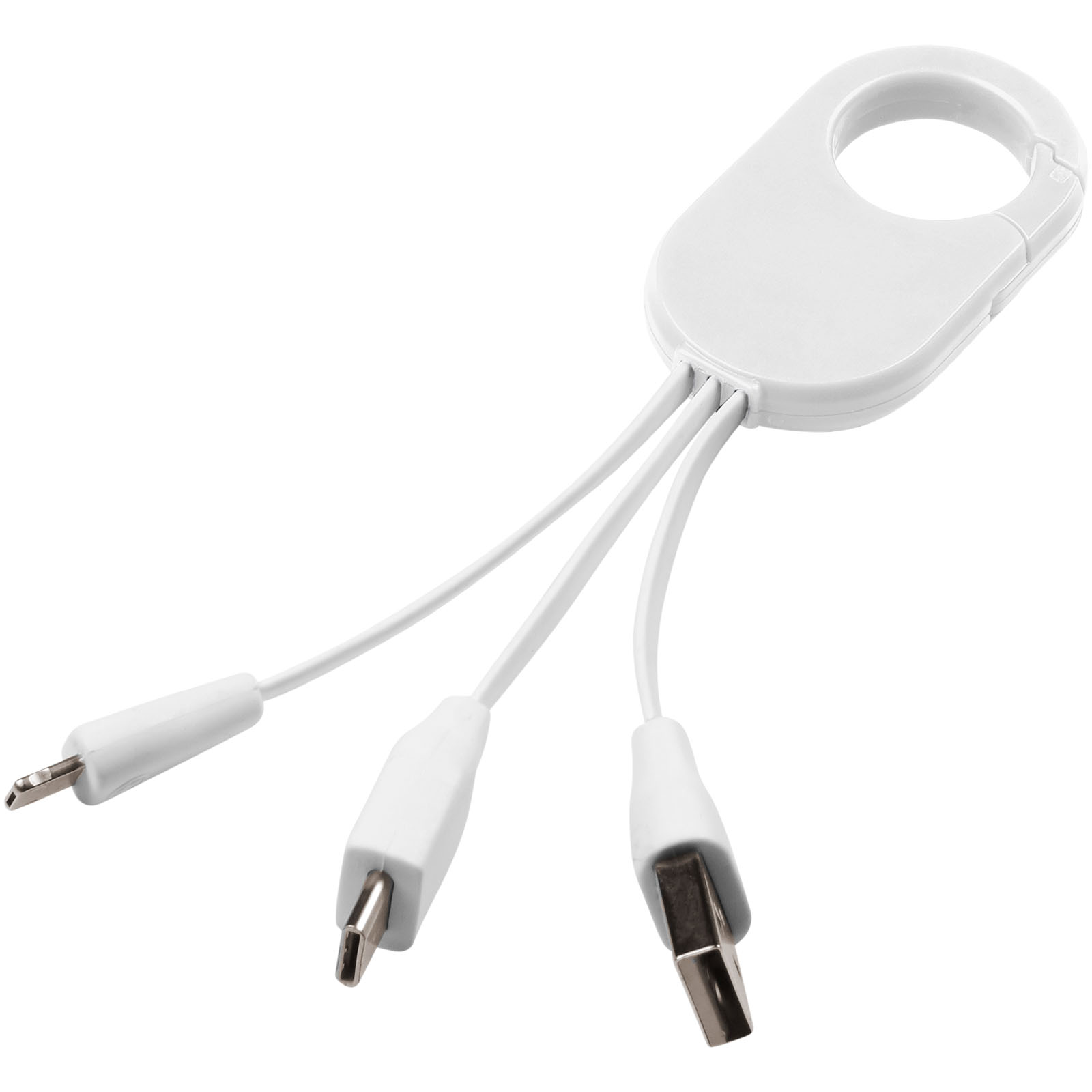 Troop 3-in-1 Ladekabel weiss
