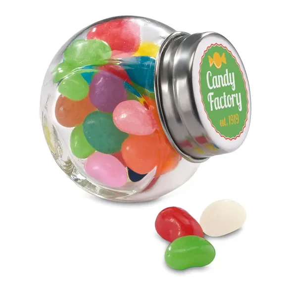 Geleebonbons im Glasspender